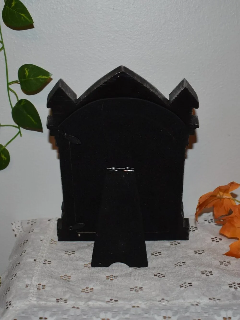 Vampire Bat Spider Spooky Gothic Picture Frame Halloween Decor